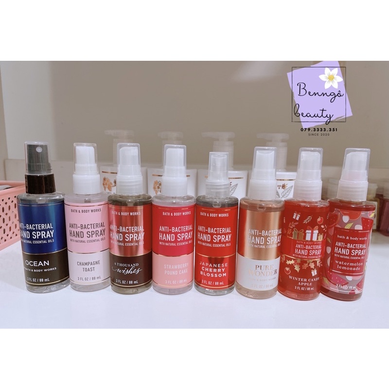 XỊT RỬA TAY DIỆT KHUẨN BATH AND BODY WORKS 💦