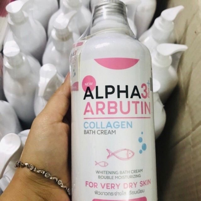 - Sữa Tắm Trắng Da - Alpha Arbutin Collagen - Thái Lan là sữa tắm hằng ngày sử dụng cho body