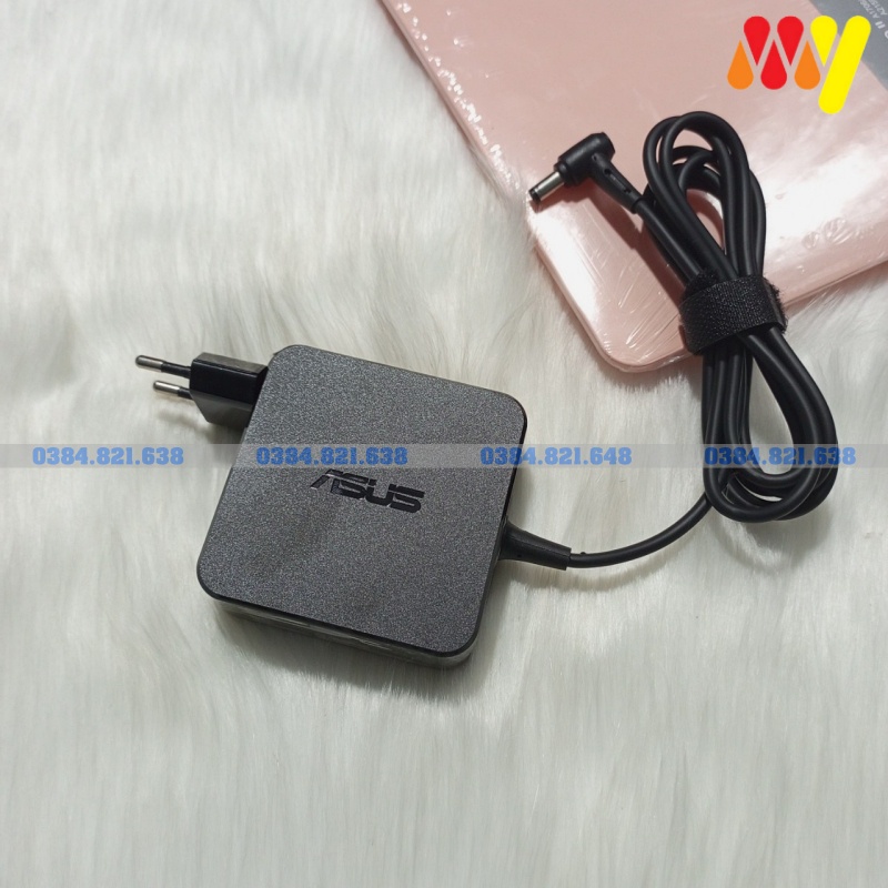 Sạc laptop Asus 19V-3.42A - Chân thường Củ Vuông - ZIN Bảo hành 18T
