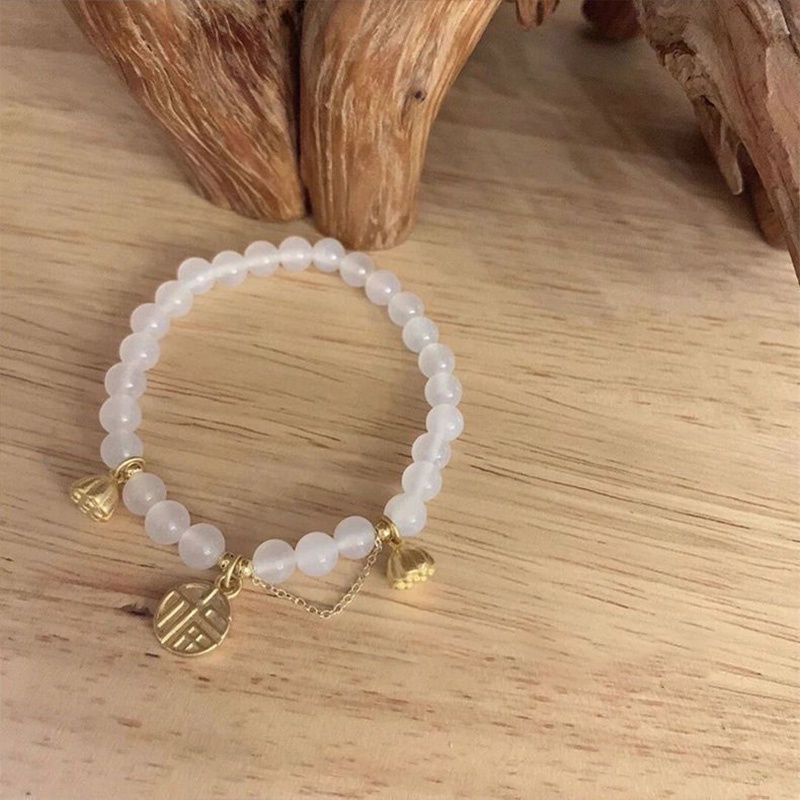 ✨✨Vòng tay may mắn đính hạt ngọc trai phong cách Trung