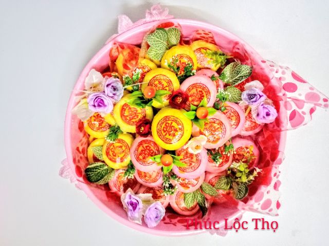 105 bánh suse lá dừa + bộ ngôi sao bánh cưới