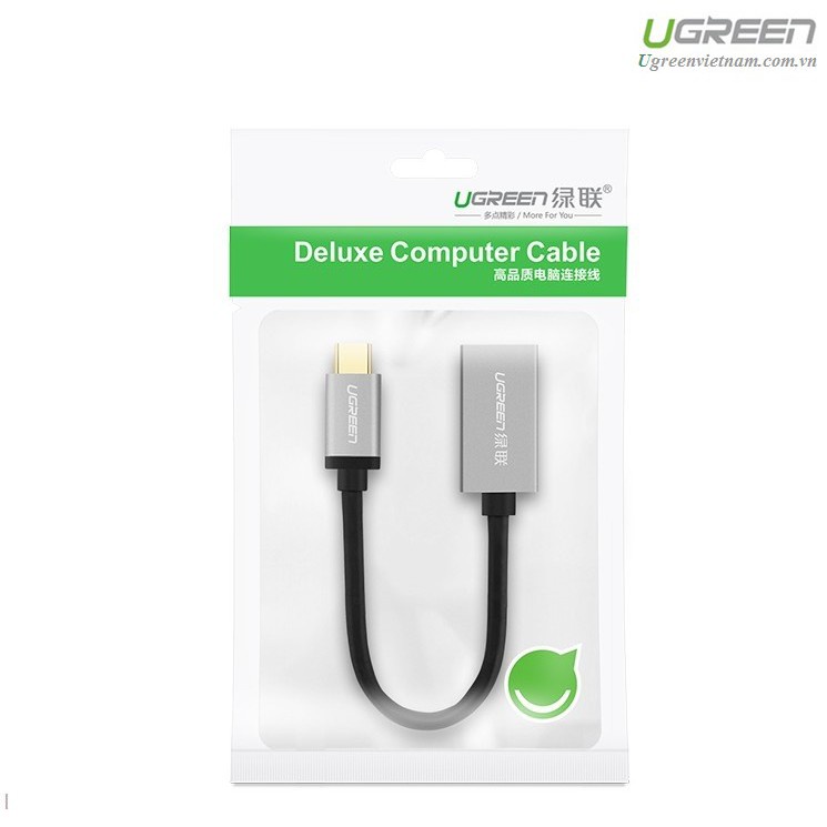 Cáp OTG Type-C ra USB 3.0 chính hãng Ugreen 30646 cao cấp