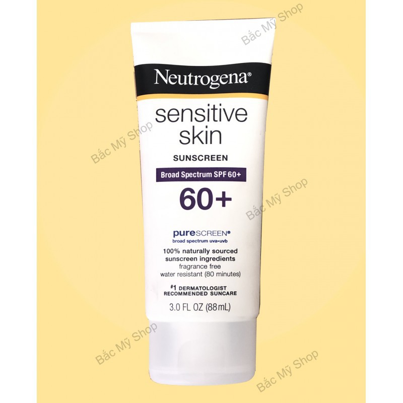 Kem Chống Nắng cho da nhạy cảm Neutrogena Sensitive Skin SPF 60+