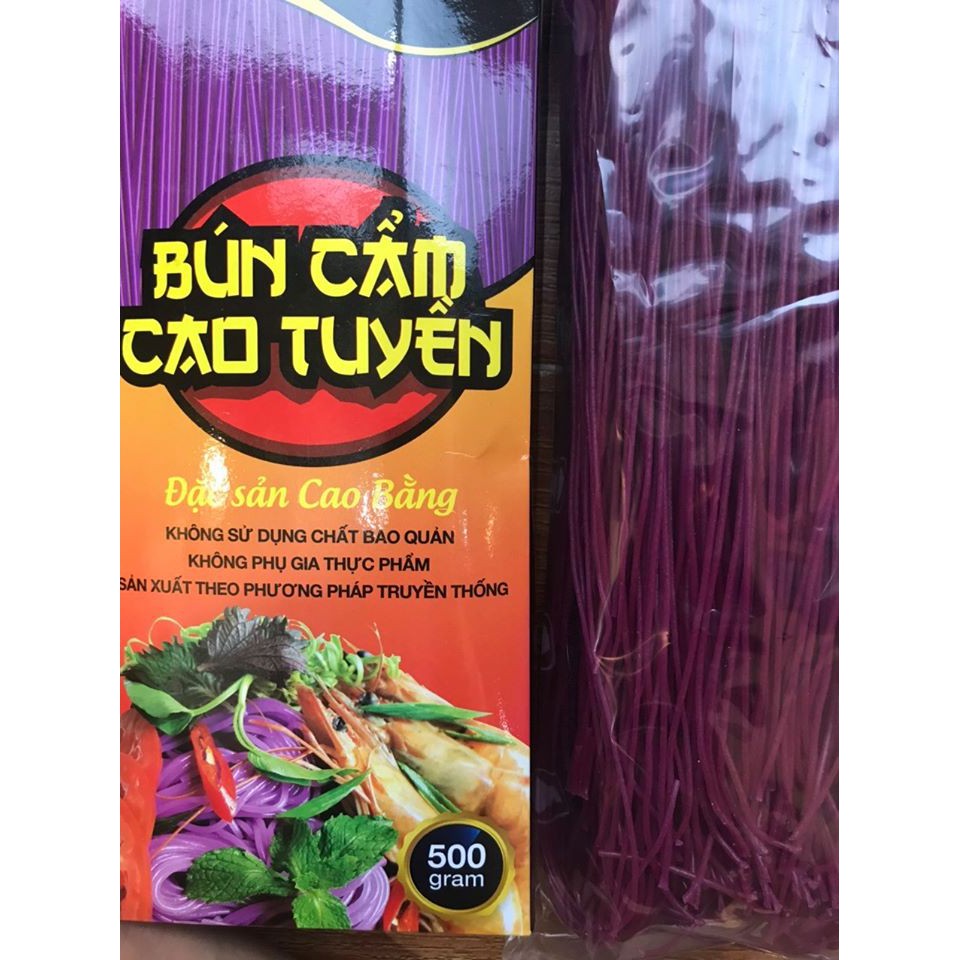 Bún Cẩm Cao Bằng Hộp 500gr Hoàn Toàn Tự Nhiên