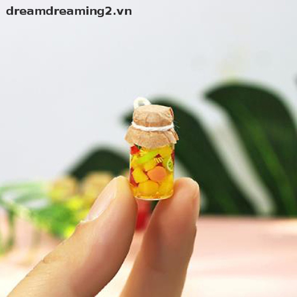 Bộ 3 Mô Hình Hộp Trái Cây mini Xinh Xắn Dành Cho Búp Bê