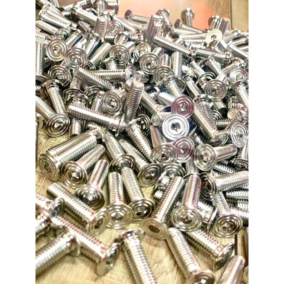 (ỐC SALAYA MẪU MỚI) Bộ sưu tập ốc SALAYA thái xoắn đầu bằng ốc 6ly2, 8ly2, ốc kiểu xe máy giá sỉ