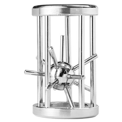 Đồ chơi trí tuệ_Thử thách trí não_Ball in Cage (V1)/ Hedgehog in Cage - Hanayama Puzzle_Hack não & Xoắn não_IQ Toys