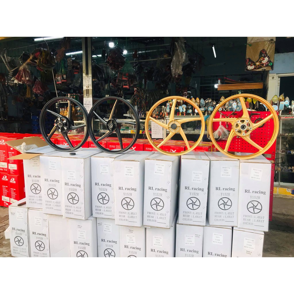 Mâm redleo 5 cây cho exciter150 chính hãng