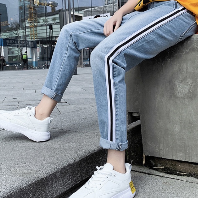 Quần JEAN Nam HÀN QUỐC quần baggy jeans mã 002 cao cấp Kun Shop | BigBuy360 - bigbuy360.vn