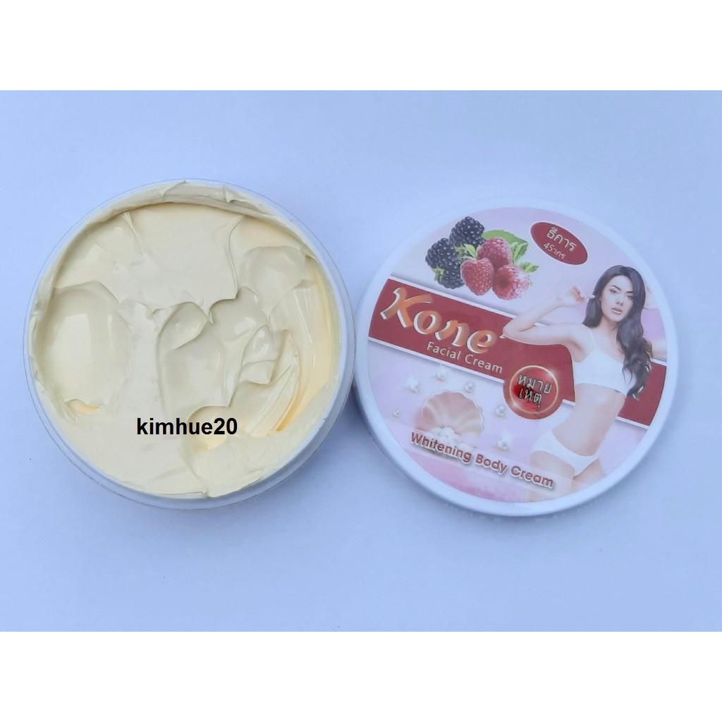 Kem Dưỡng Da Siêu Trắng Erina Cherry Chiết xuất dâu tằm Koné Whitening Body Cream SPF 45+++