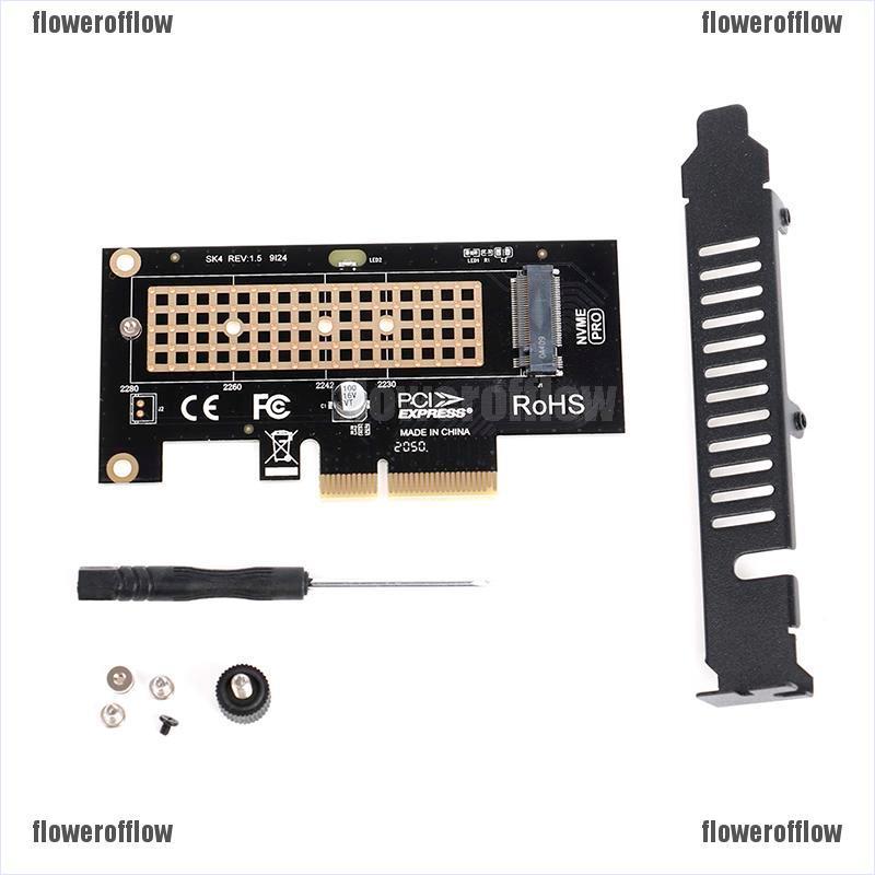 Card Chuyển Đổi Từ M.2 Nvme Ssd Ngff Sang Pcie X4 Adapter M Key Card Hỗ Trợ Pci-E Express 3.0 X4 Sff