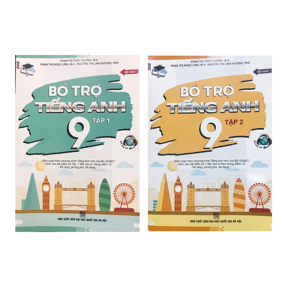 Sách - Combo Bổ trợ Tiếng Anh lớp 9 ( 2 tập )