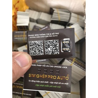 Sim Ghép Pro Auto THẦN THÁNH