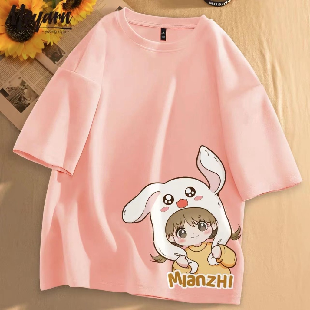 Áo Thun Cotton Trơn Ngắn Tay Phong Cách Mới 2022 Cho Bé Gái