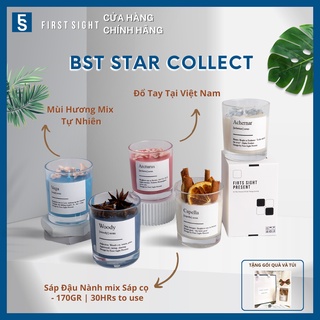 Nến Thơm Handmade BST Signature First Sight Hương Thơm Tự Nhiên Đa Tầng Hương Hủ 170GR (BST STAR COLLECT)