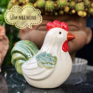 Gà trống men đuôi xanh