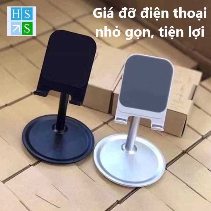 Giá đỡ điện thoại &amp; iPad để bàn Mini Desktop tiện lợi - Để bàn làm việc, kệ đầu gường, rảnh tay nấu ăn, tiện đi du lịch