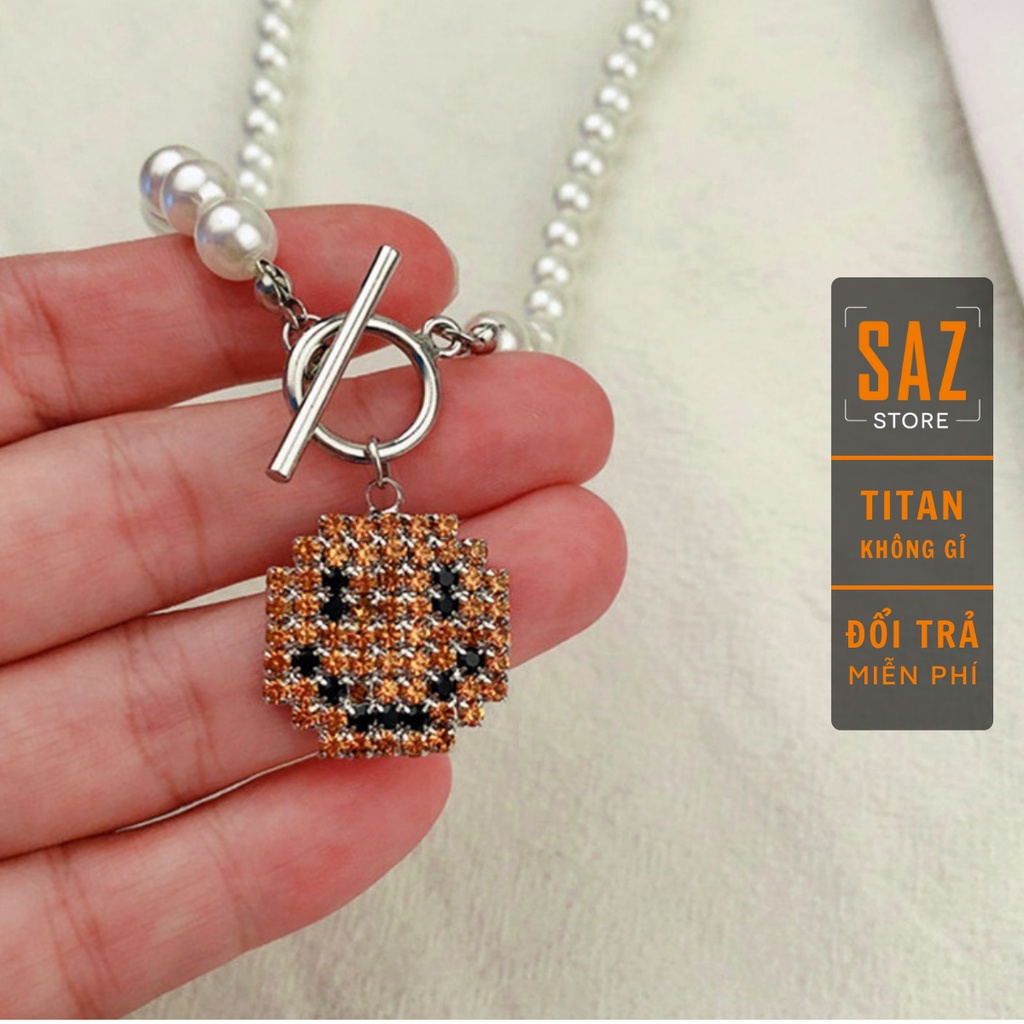 Dây Chuyền Nam Unisex SMILE Đính Hiphop Thời Trang Saz store Ngầu Chất Đẹp- SMILE Chains