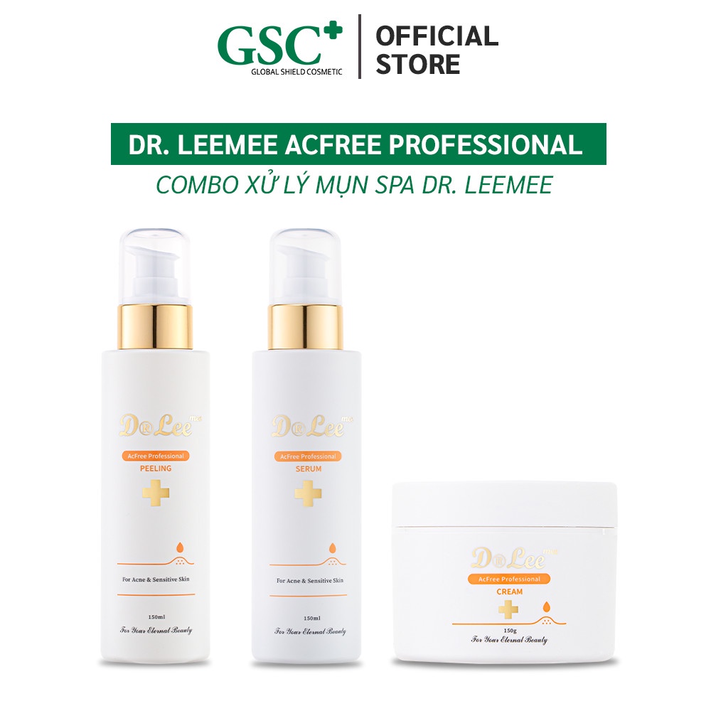 Combo Xử Lý Mụn Spa Dr. Leemee AcFree Professional 3 Sản Phẩm