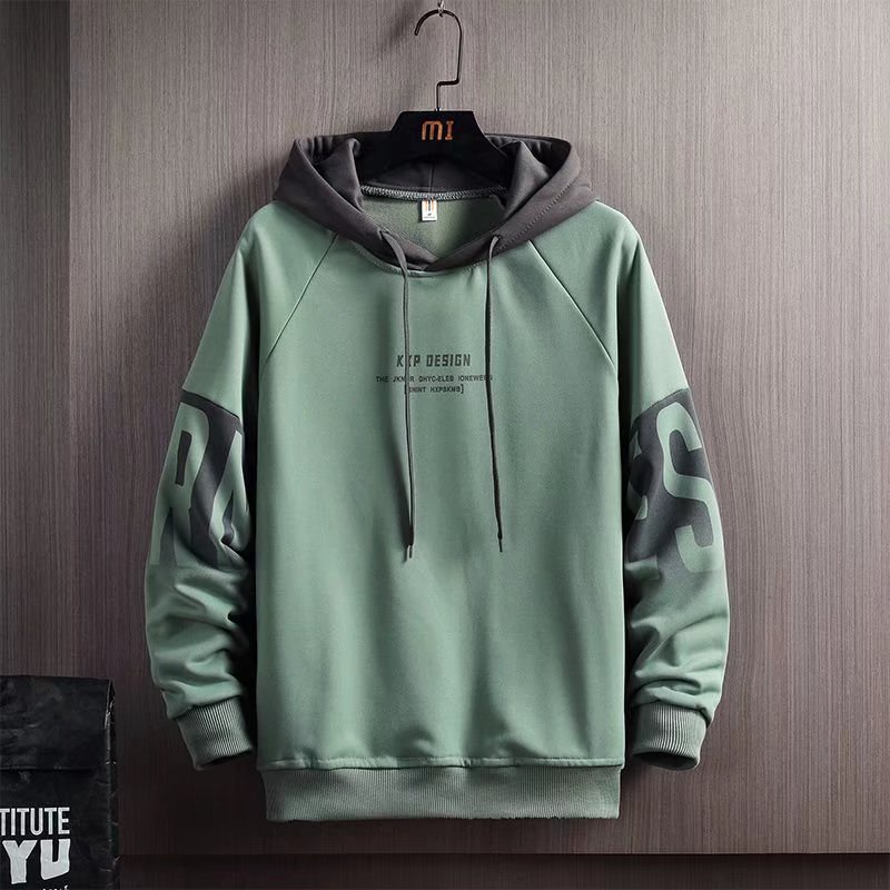 Áo hoodie nam dài tay dáng rộng phong cách Hàn Quốc trẻ trung cá tính