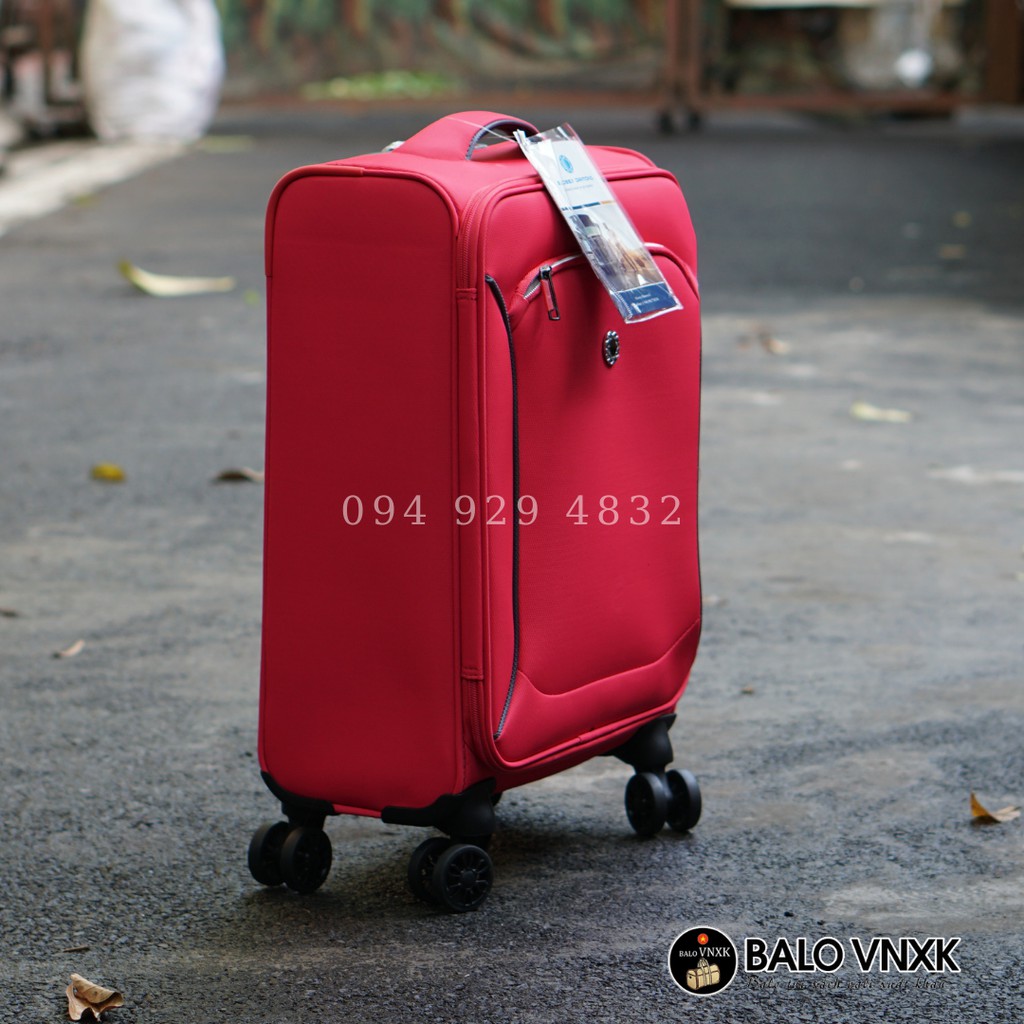 Vali GLOSSY DIAMOND dù siêu nhẹ D688 - Hồng - Size 20/24