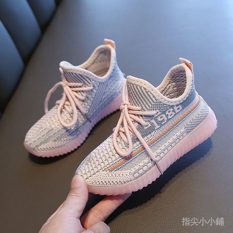 Giày Thể Thao Yeezy Thoáng Khí Thời Trang Mùa Thu Dành Cho Bé Trai 2021