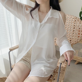 áo sơ mi voan hở vai SA331 1994closet