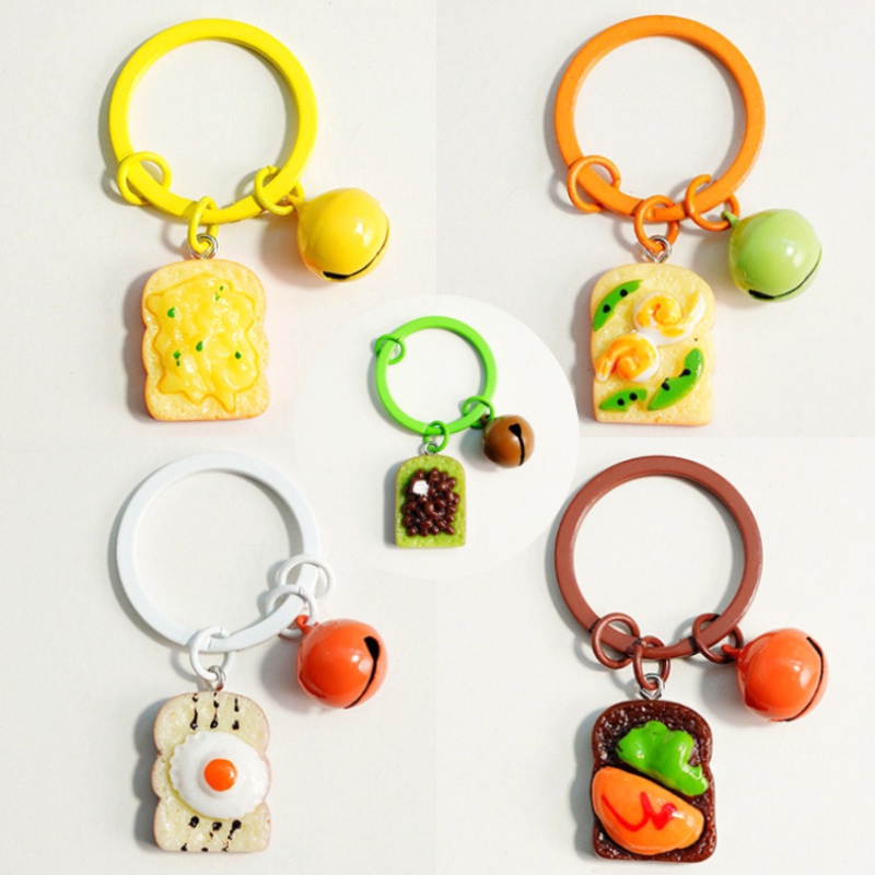 Móc Khóa Hình Bánh Mì Sáng Tạo Ngộ Nghĩnh