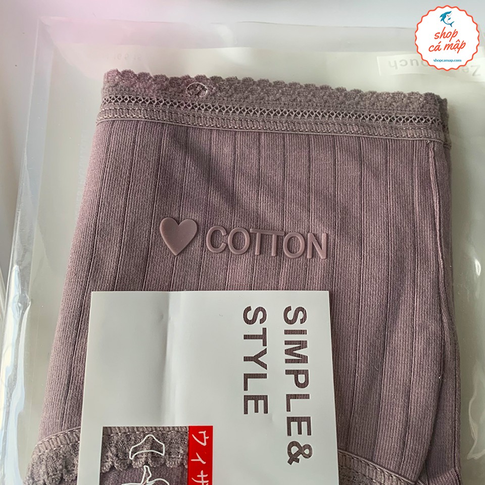 Quần Lót Nữ Cotton Cao Cấp Kháng Khuẩn, Quần Lót Nữ Cotton Trơn Cute | BigBuy360 - bigbuy360.vn