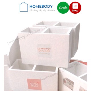 Lọ Cắm Bút Viết, Lọ Đựng Cọ Trang Điểm Nhiều Ngăn HOMEBODY Để Bàn Bàn Làm Việc