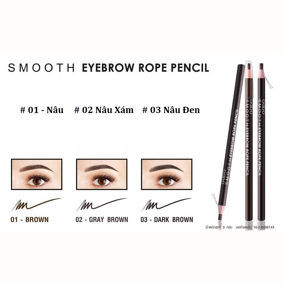 Chì Xé Kẻ Mày Odbo Smooth Eyebrow Rope Pencil OD763 | BigBuy360 - bigbuy360.vn