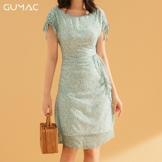 Đầm hoa tay rút DA762 GUMAC