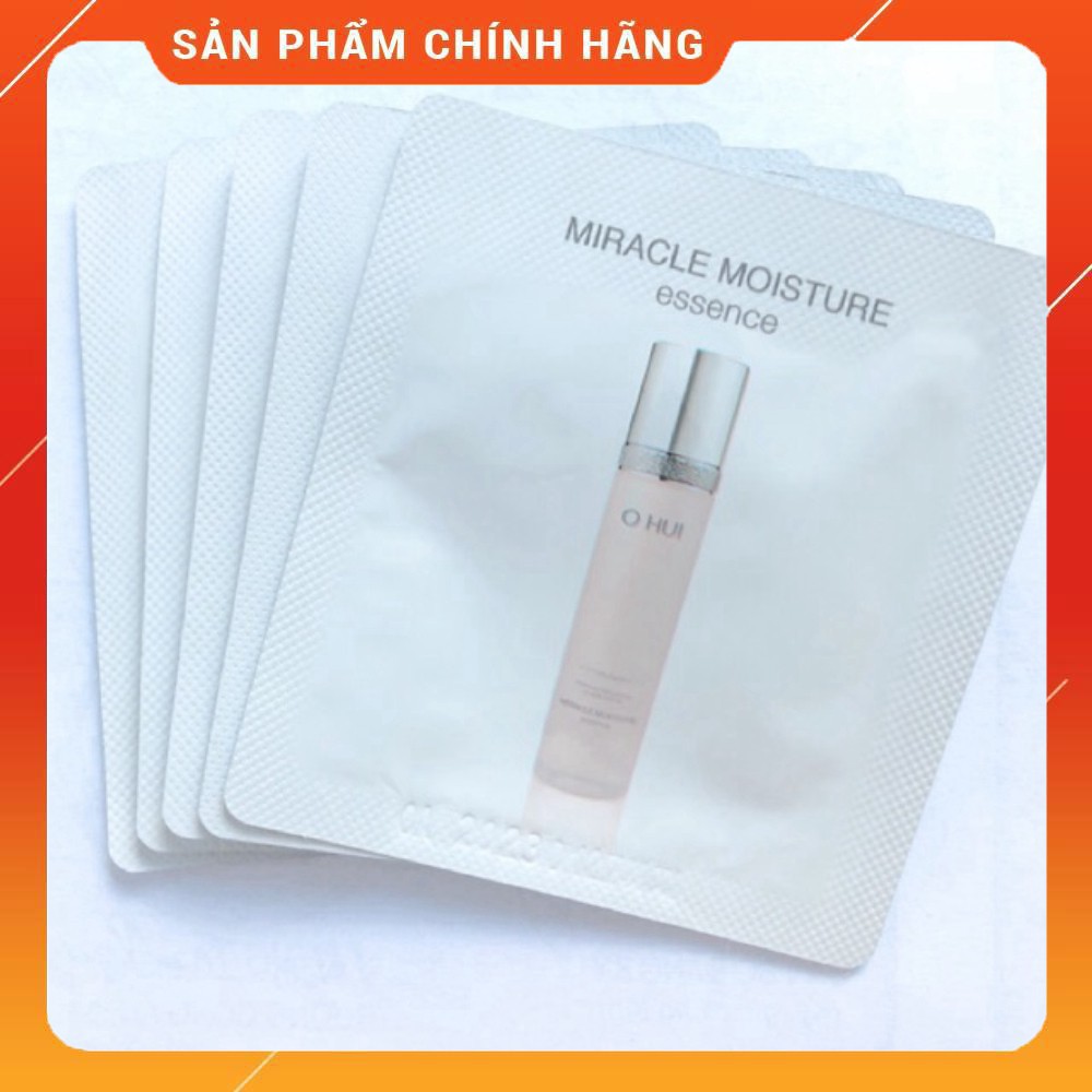 Gói sample tinh dầu dưỡng ẩm chuyên sâu chống lão hóa Ohui miracle moisture Essence 1ml