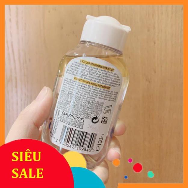 FreeShip Giá Sốc -  [100ml] Tẩy trang Garnier Skin Active Oil Infused Micellar Cleansing Water