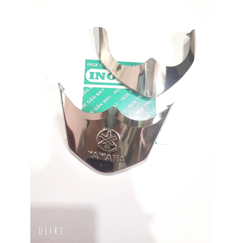 Combo Ốp dè xe NVX 155i và 125i sản xuất năm 2006-2019 + tem logo Titan YAMAHA   giá 1 bộ tại xưởng INOX Vũ