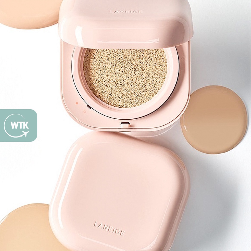 Phấn nước LANEIGE Neo Cushion Glow hồng che khuyết điểm dưỡng ẩm làm sáng da