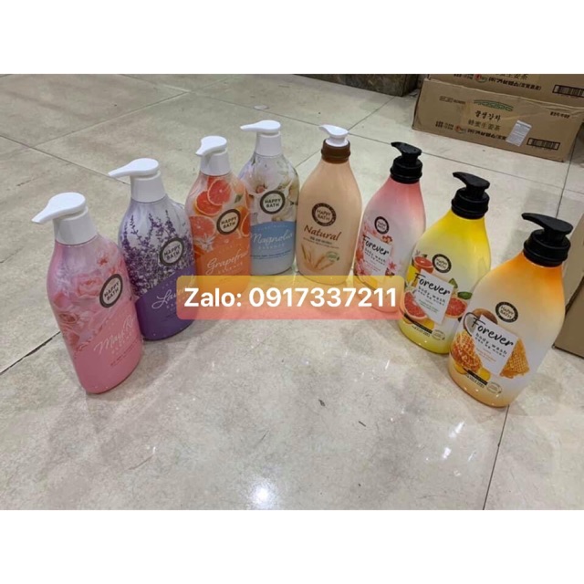 Sữa tắm happy bath Hàn Quốc