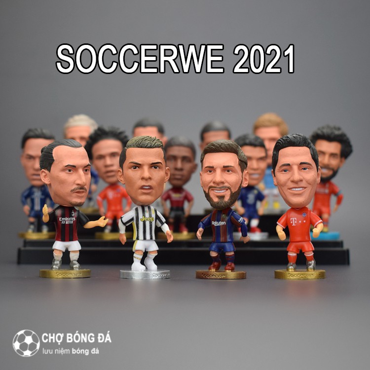 Tượng cầu thủ ngôi sao bóng đá cao 5cm - 6,5cm dành fan bóng đá dành làm quà tặngng in