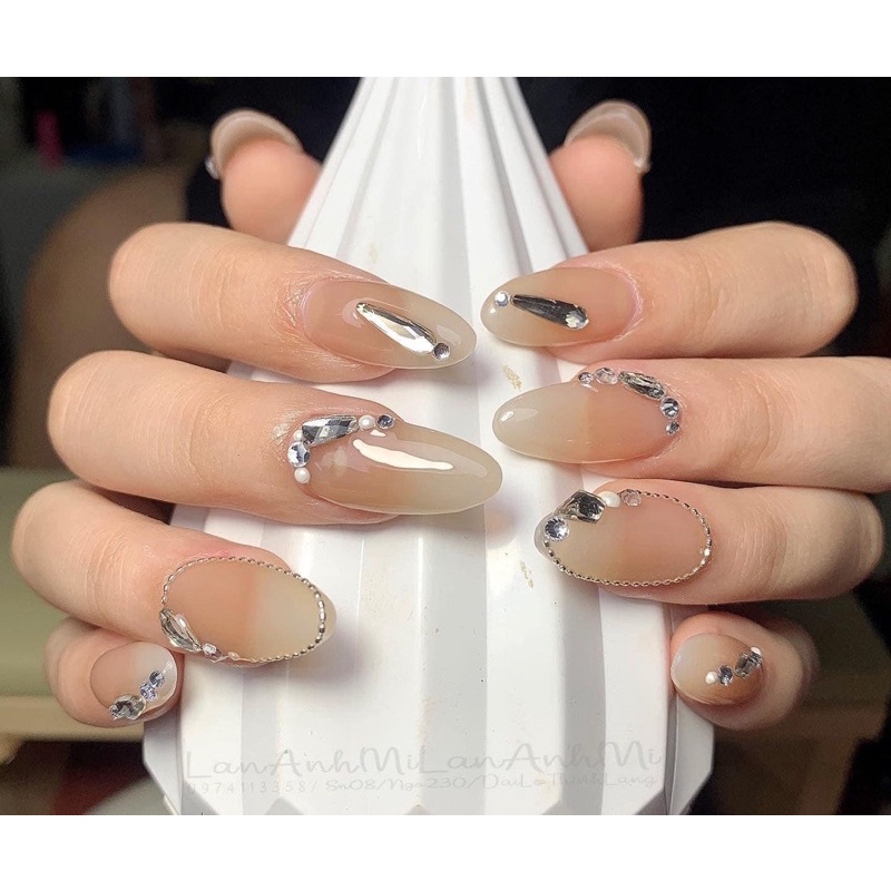 Sơn thạch MLADEA sơn móng tay gel tone màu nâu xanh rêu tím thạch đen mã 01 đến 18