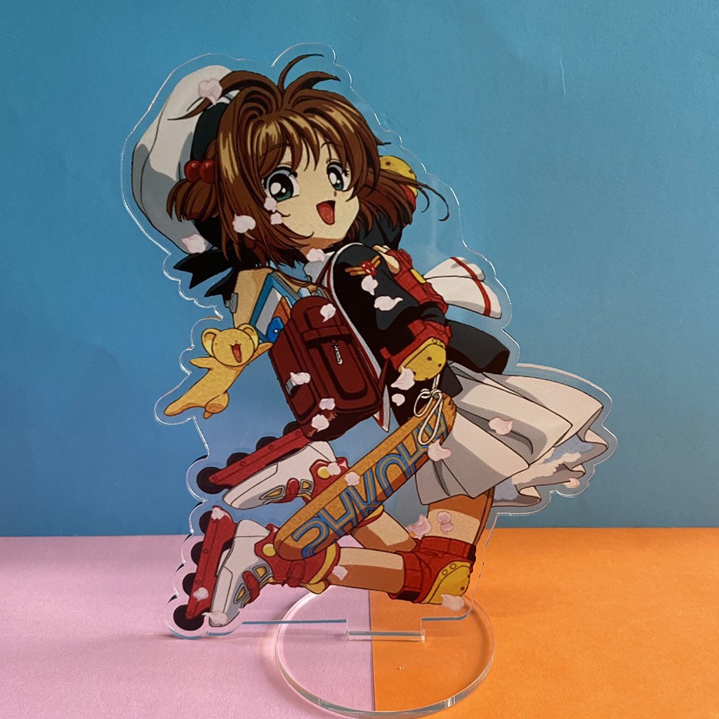 Mô hình mica standee nhân vật Cardcaptor Sakura Thủ lĩnh thẻ bài in hình anime chibi trang trí trưng bày dễ thương