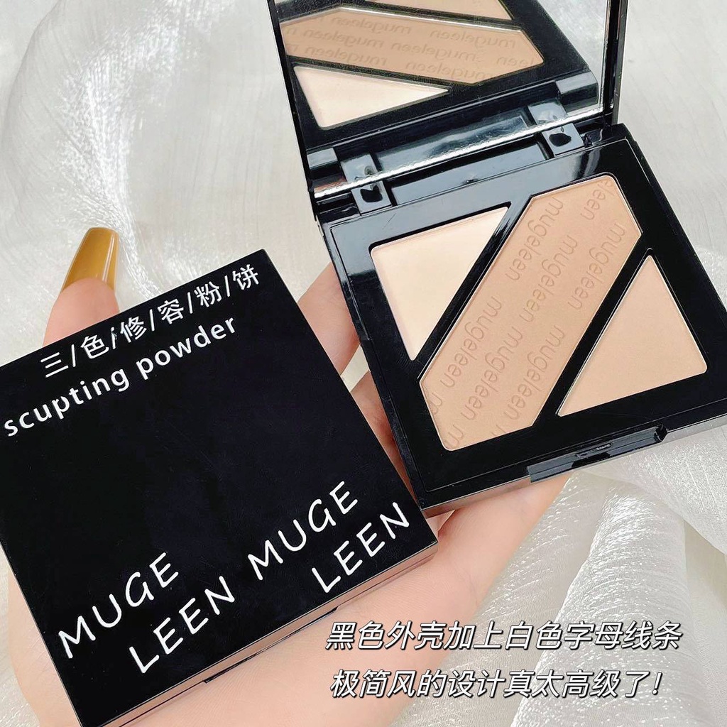 Phấn trang điểm ba trong một độ bóng cao làm sáng tông màu da đẹp mắt Zu Cosmetics