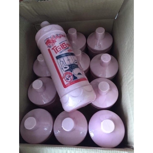 Nước tẩy toilet Okay Pink 960ml Hàng Thái Lan