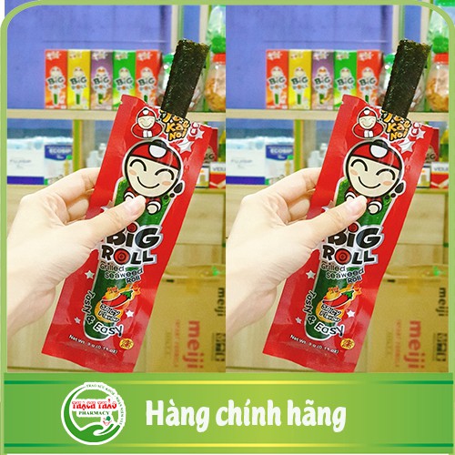 SNACK RONG BIỂN TAOKAENOI BIG ROLL CẬU CHỦ NHỎ ĐỦ VỊ [HỘP 6 GÓI]