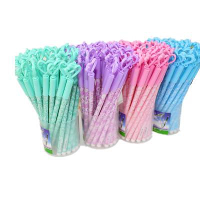 Bút trái tim bong bóng B224 bút mực nước dễ thương