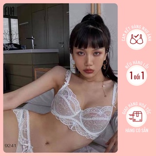Bộ đồ lót ren sexy không mút có gọng nâng 9241
