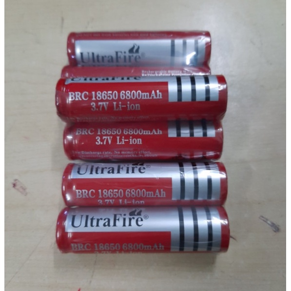 Pin 18650 Dung lượng 6800mAh 3.7V dùng cho Sạc Dự phòng,quạt MINI,đèn pin,Tông Đơ...
