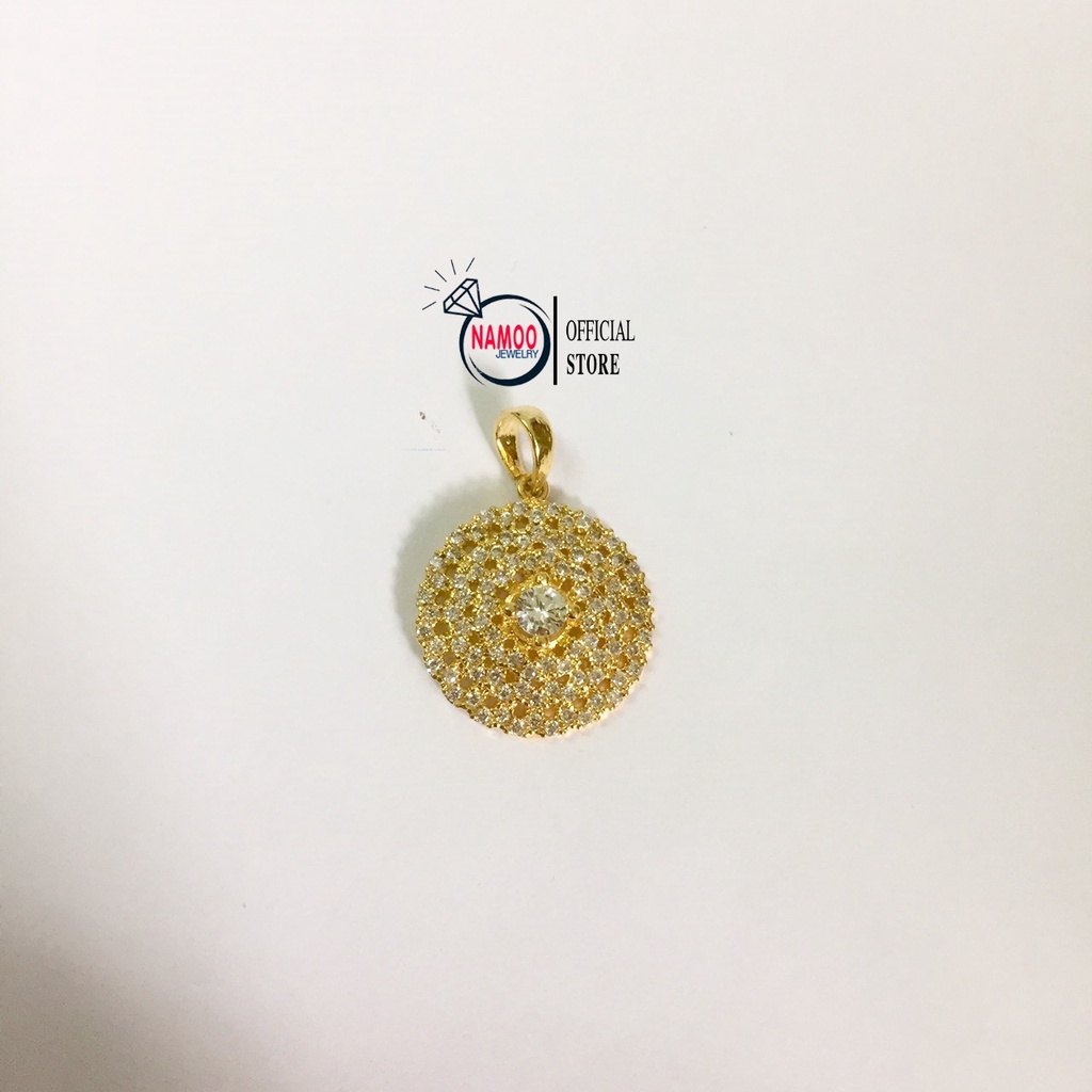 Dây Chuyền Hoa Đá Nữ, Vòng Cổ Mạ Vàng V656 Namoo Jewelry