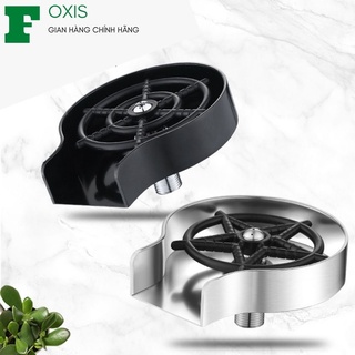 Bộ máy rửa ly cốc tự động dùng cho quầy bar, gắn chậu rửa bát dạng nhấn bằng nhựa abs với lõi inox cao cấp