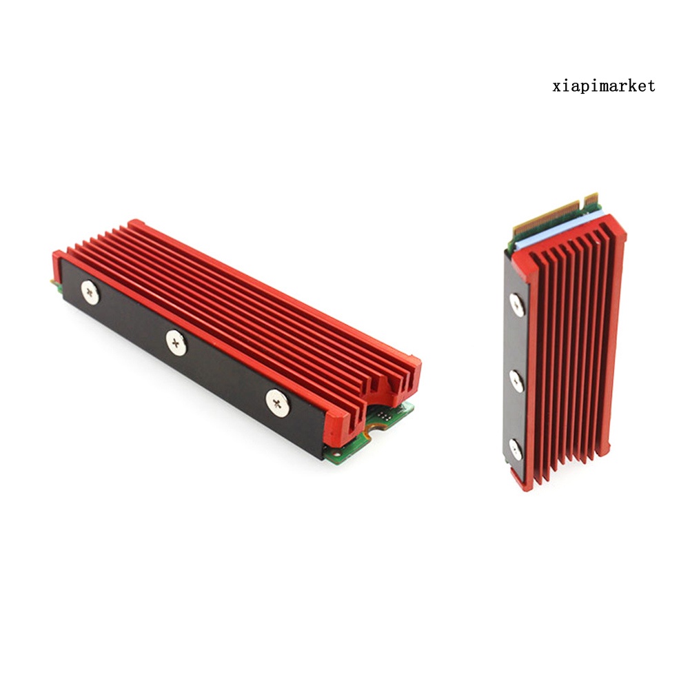 MAT_M.2 NGFF NVMe SSD Aluminum Heatsink Cooling Radiator Heat Dissipation Fin Cooler