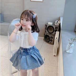 Quần áo VÁY bé gái 🎁XẢ KHO CUỐI NĂM🎁 Sét Áo Sơ mi và Chân váy Công Chúa 20kg-28kg Đầm nữ cho bé gái đi chơi tết